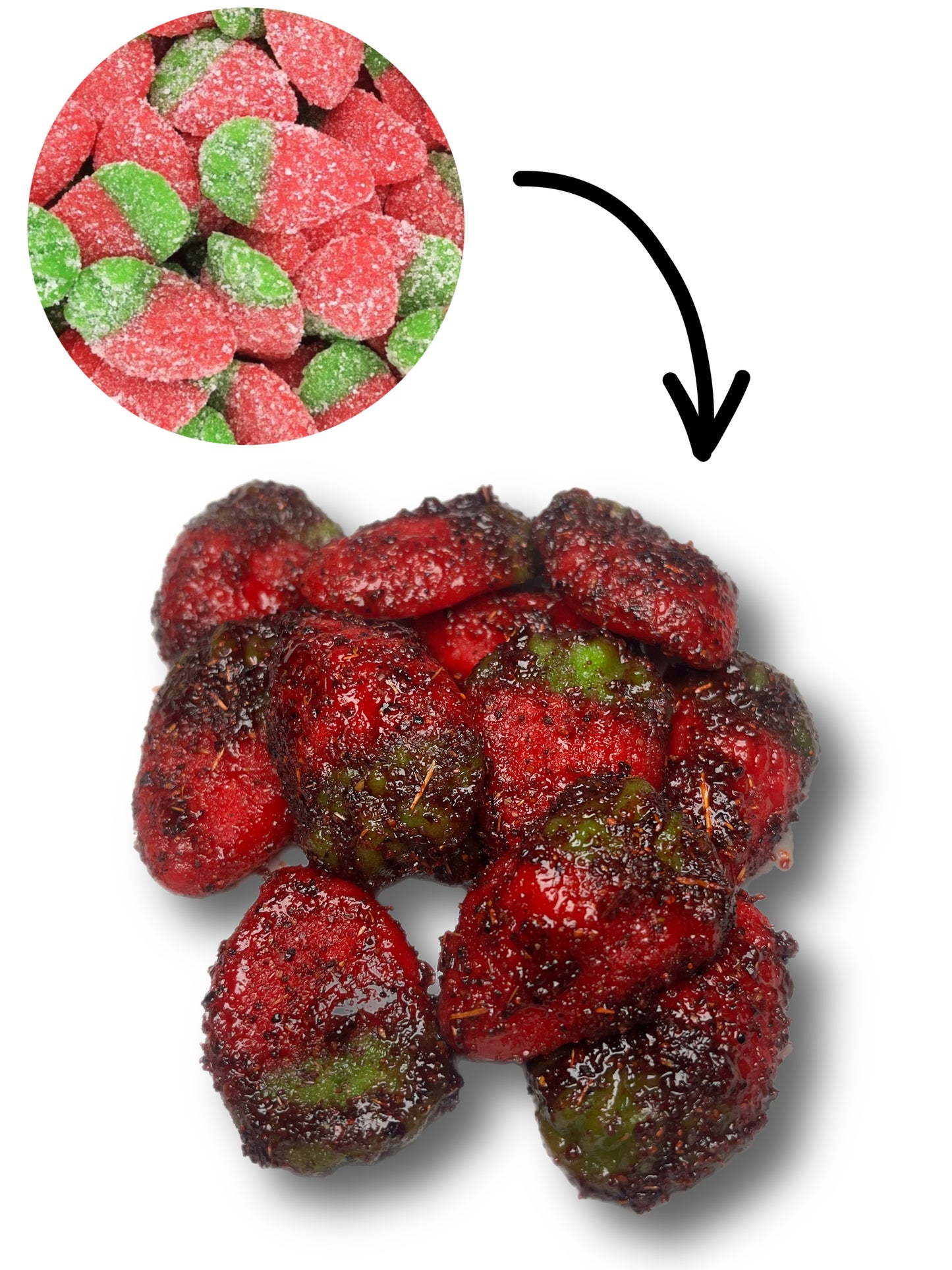Dulce Enchilados: Strawberry Gummies
